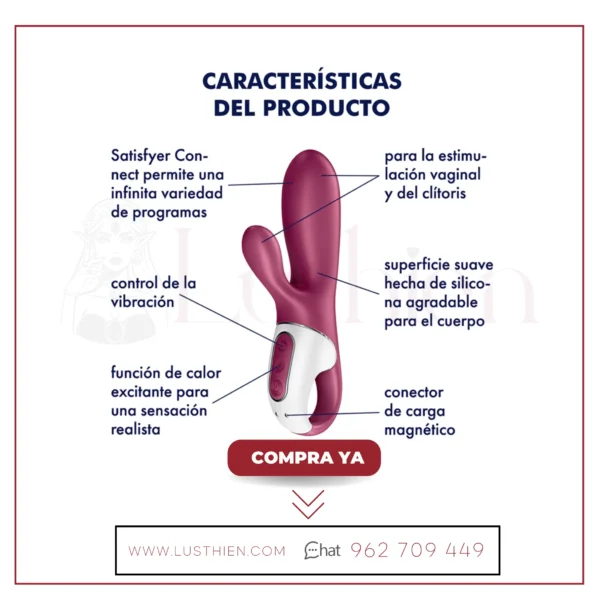 Satisfyer Hot Bunny Connect App - Imagen 5