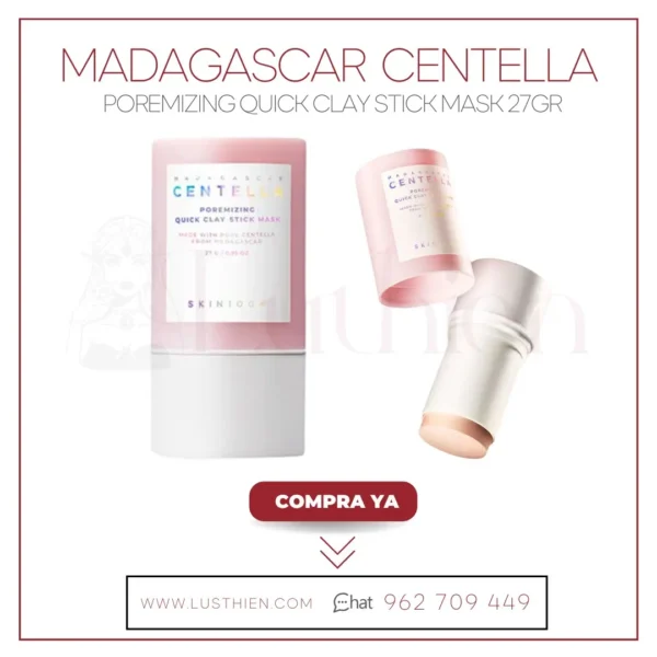 Madagascar Centella Poremizing Quick Clay Stick Mask 27gr