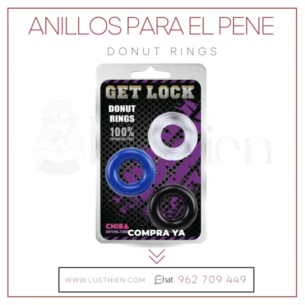 Anillos para el Pene Donut Rings - Chisa