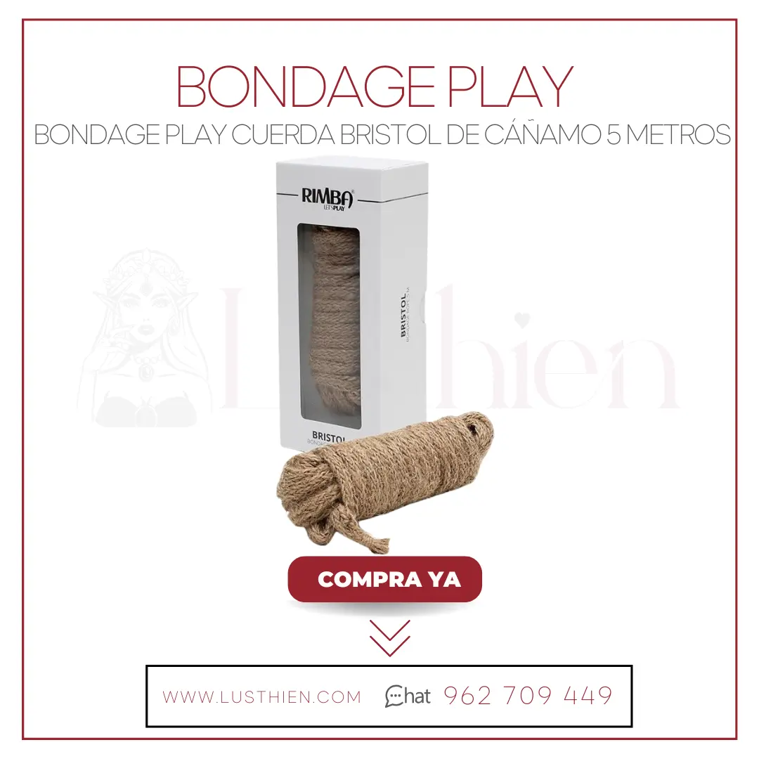 BONDAGE PLAY Cuerda Bristol de Cáñamo 5 metros