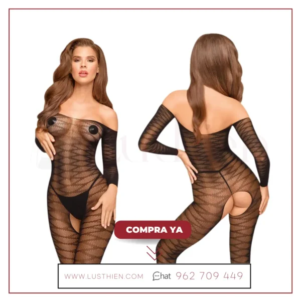 Bodystocking Dreamy Diva Negro