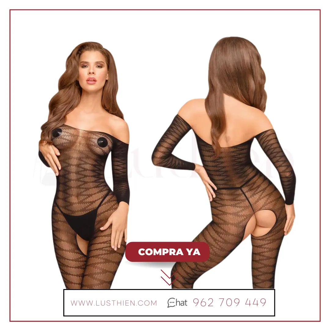 Bodystocking Dreamy Diva Negro