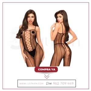 Bodystocking Drop-Dead Tasty Negro