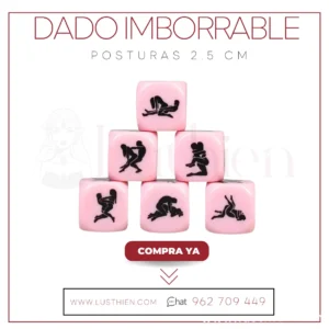 Dado Imborrable Posturas 2.5 cm