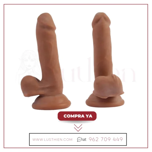 Dildo The Glad Eye Dual Density Realista con Ventosa y Compatible con Arnés - Imagen 2