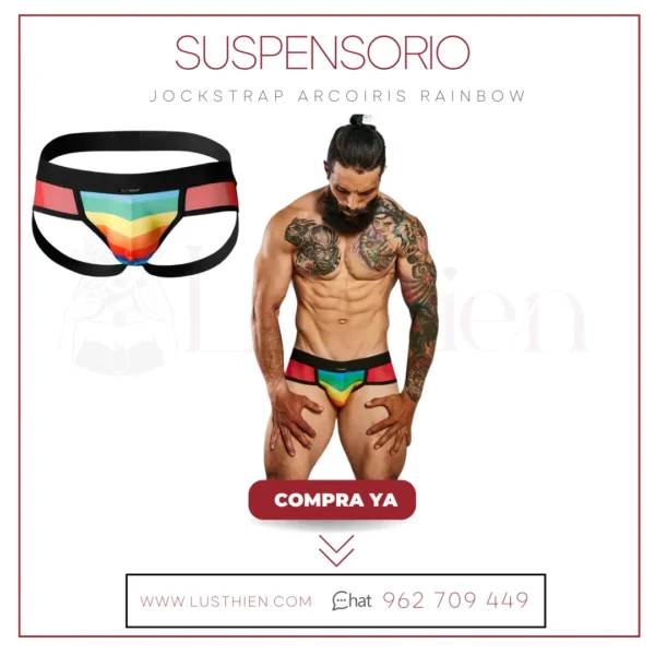 Suspensorio Jockstrap Arcoiris Rainbow - Imagen 2