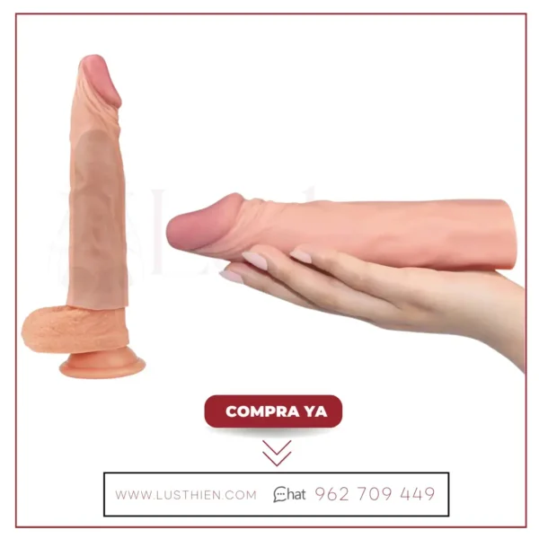 Funda para el Pene Add 2" Pleasure X Tender Natural - Imagen 2