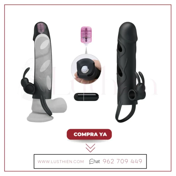 Funda para el Pene con Vibración 5.5" - Imagen 2