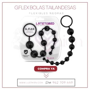 G.Flex Bolas Tailandesas Flexibles Negro