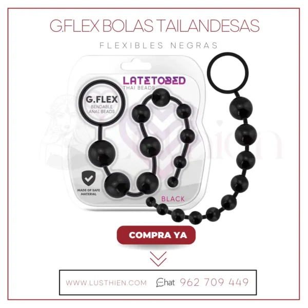 G.Flex Bolas Tailandesas Flexibles Negro
