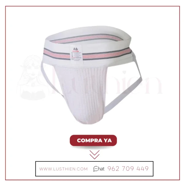 Jock Suspensorio Blanco Cintura 7.5 cm
