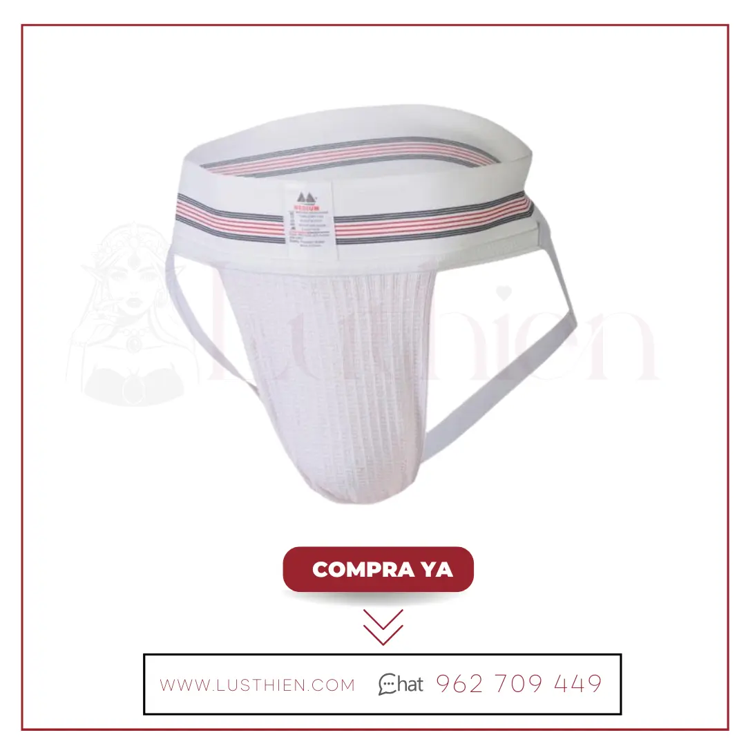Jock Suspensorio Blanco Cintura 7.5 cm