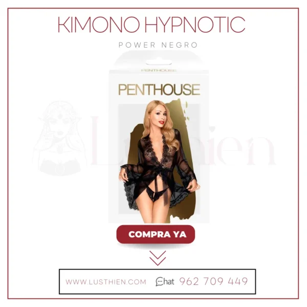 Kimono Hypnotic Power Negro - Imagen 2