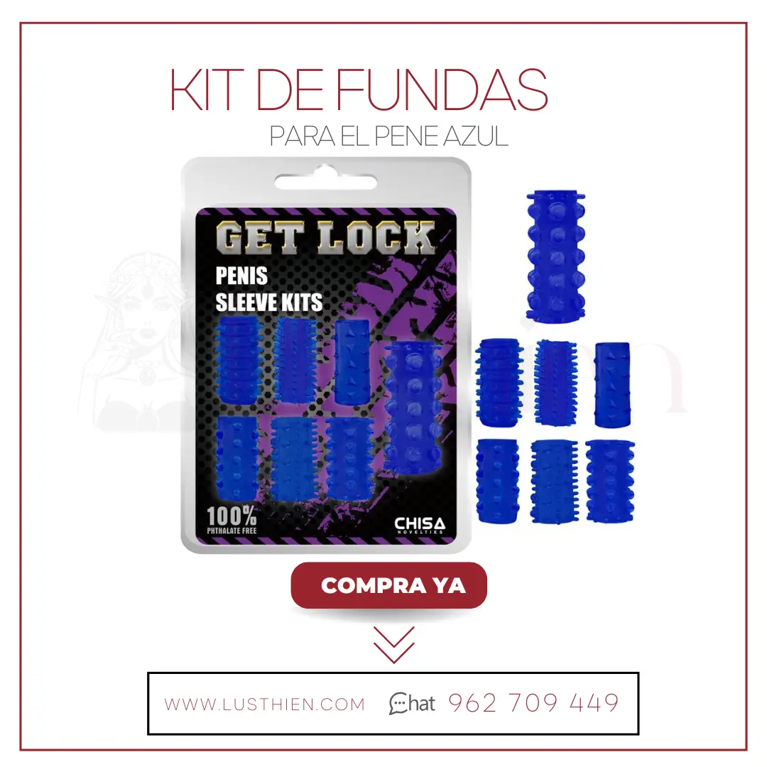 Kit de Fundas para el Pene Azul