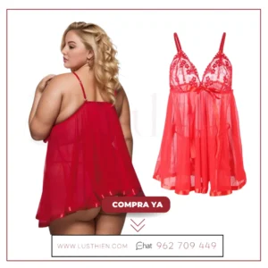 Lisa Babydoll - Sensualidad y Romance en Rojo