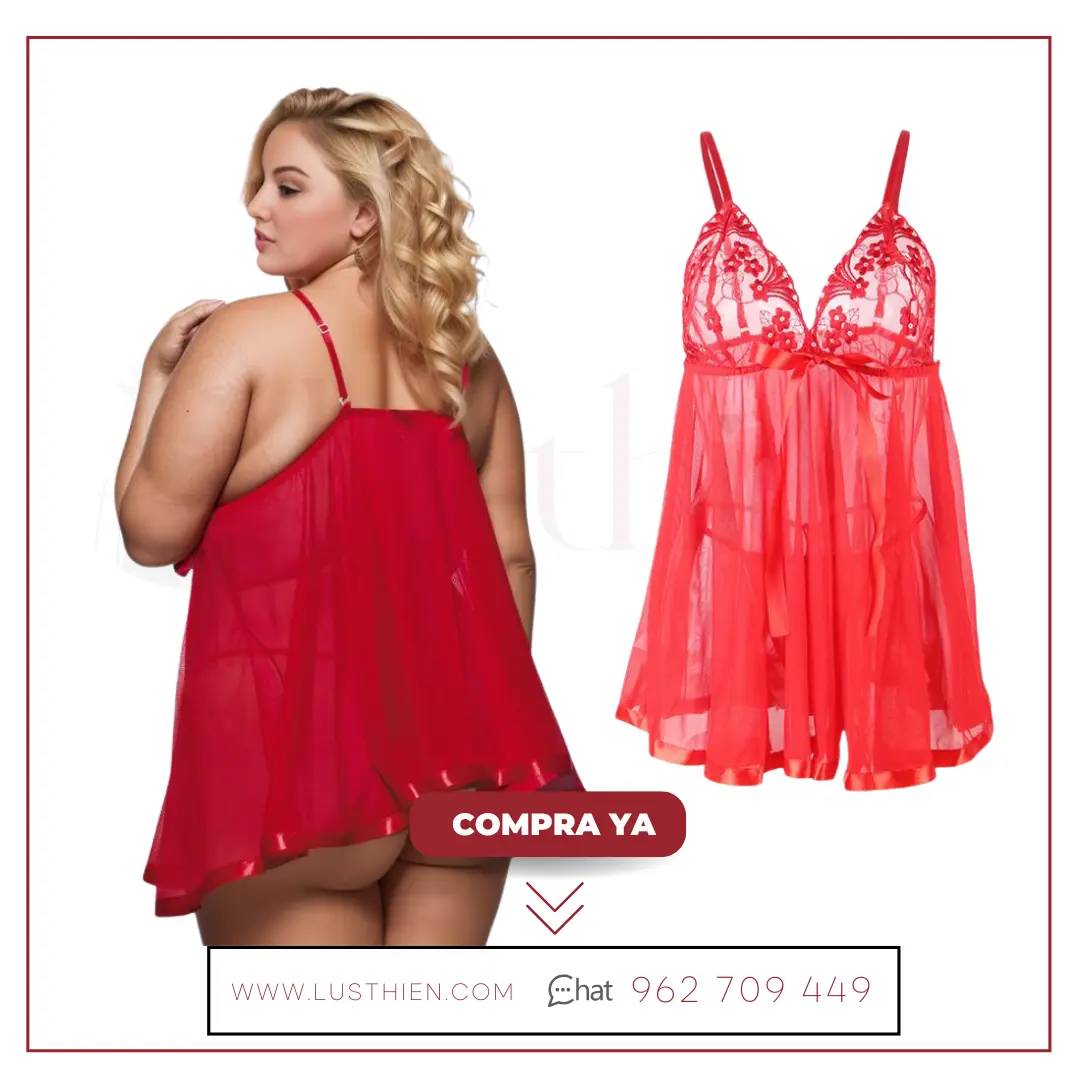 Lisa Babydoll - Sensualidad y Romance en Rojo