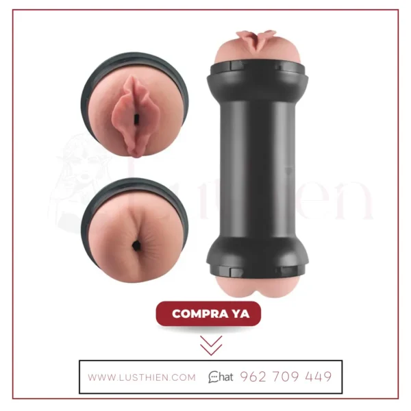 Masturbador Doble Training Vagina y Ano - Imagen 2