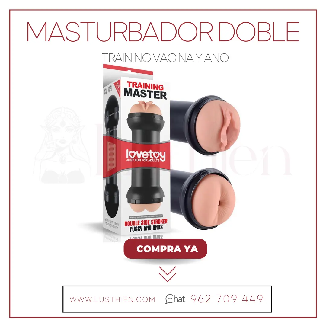 Masturbador Doble Training Vagina y Ano