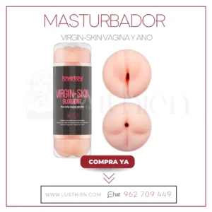 Masturbador Masculino Virgin-skin Vagina y Ano