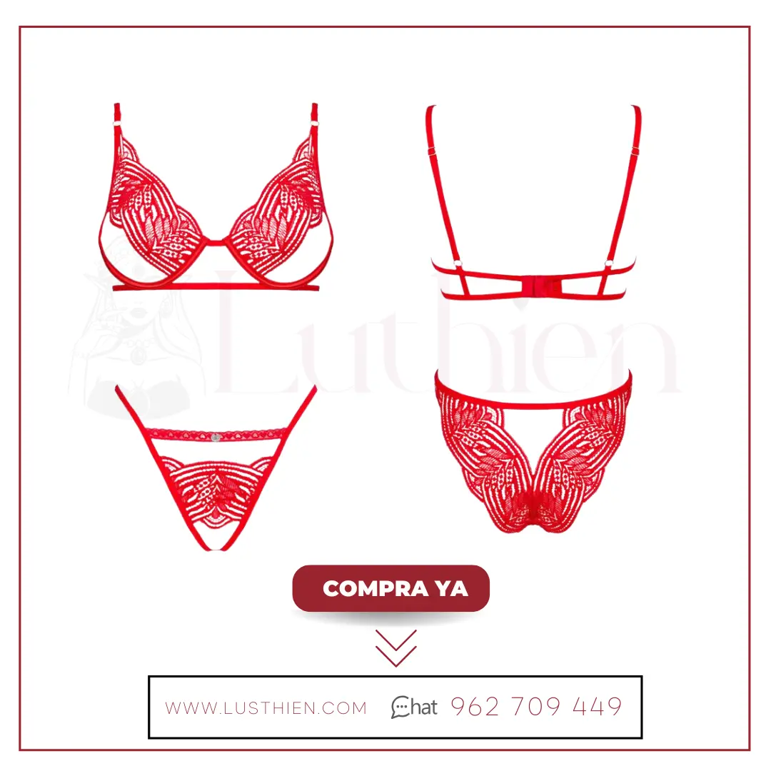 Mellania Set de Sujetador y Tanga - Lencería Sexy y Sofisticada