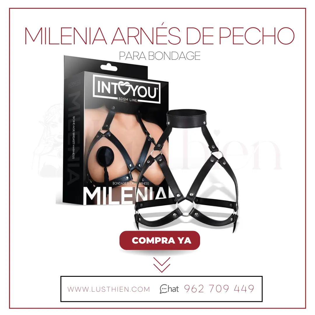 Milenia Arnés de Pecho para Bondage