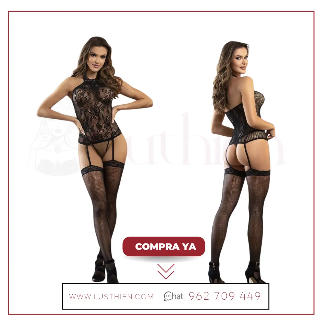 Nicole Bodystocking con Liguero - Sensualidad y Elegancia en Cada Detalle