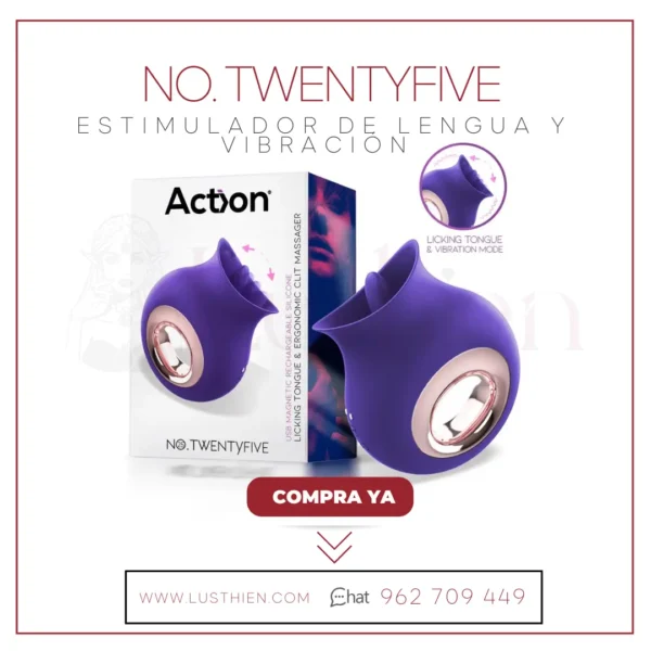 TwentyFive Estimulador de Lengua y Vibración