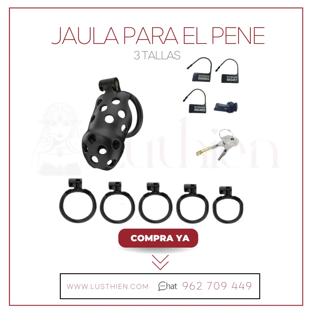 P-Cage PC03 Jaula para el Pene 3 Tallas