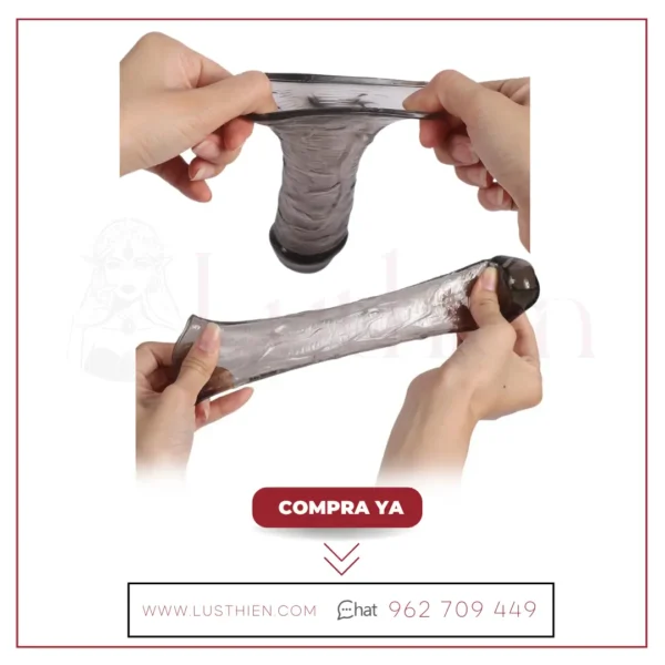 Pack 3 Fundas para el Pene Alex Color Negro - Imagen 2