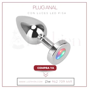 Plug Anal con Luces Led Pisa - Rimba