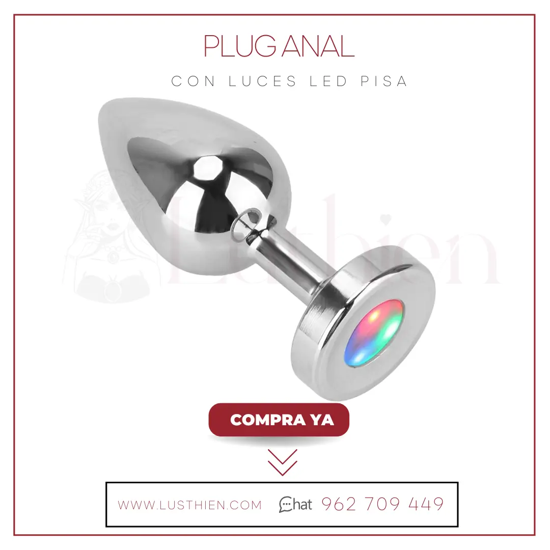 Plug Anal con Luces Led Pisa - Rimba