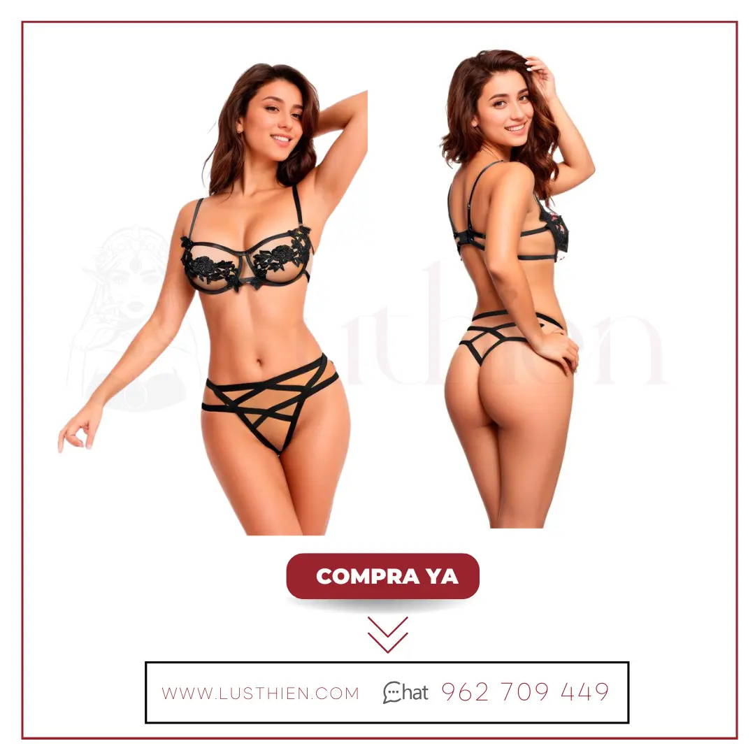 Set compuesto de sujetador y tanga
