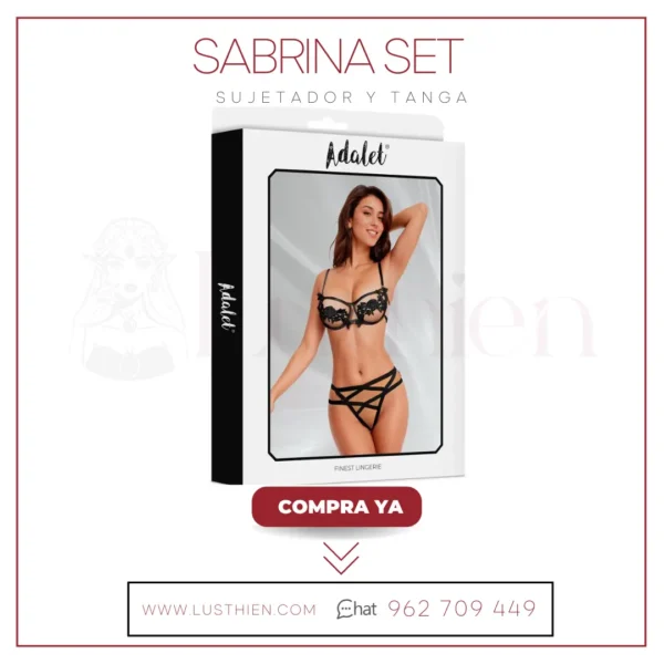Set compuesto de sujetador y tanga - Imagen 2