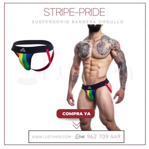 Stripe-Pride Suspensorio Bandera Orgullo - Imagen 2
