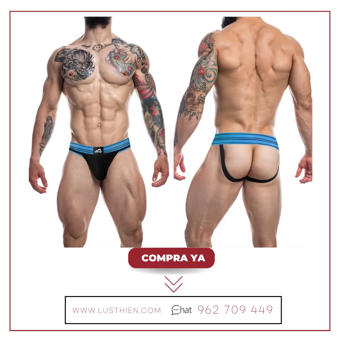 Suspensorio Estilo Rugby Electric Blue