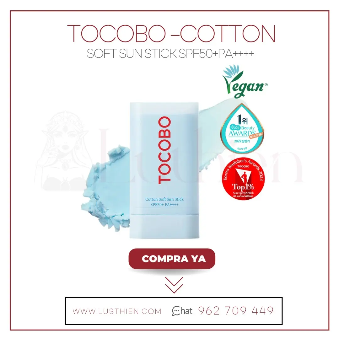 TOCOBO Cotton Soft Sun Stick SPF50+ PA++++